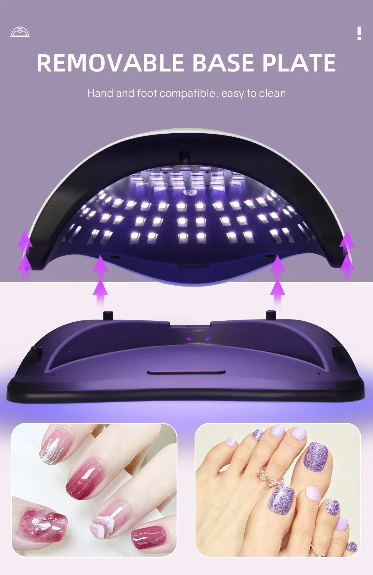 ProNail 380W UV Lampe Bewegungsmelder - 81 LEDs 38cm