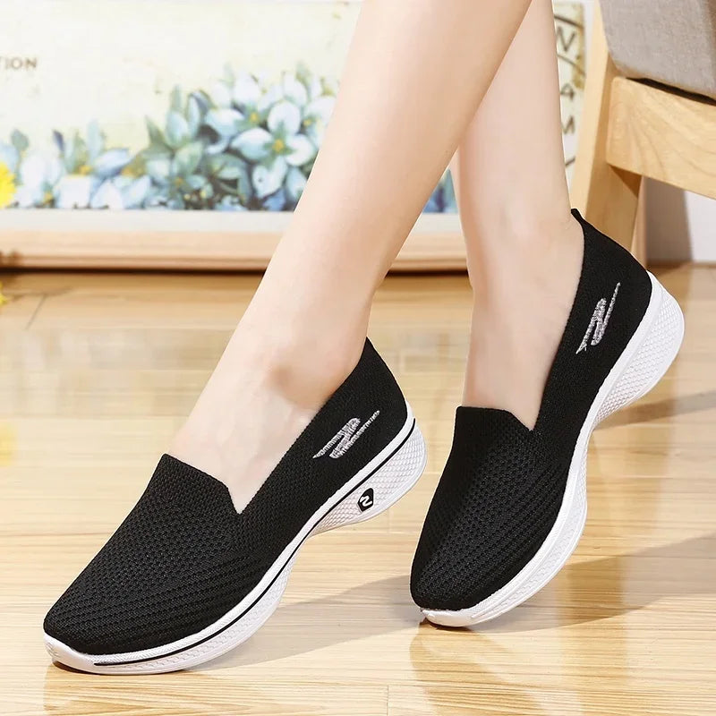 Women Fashion Shoes Flats Laides Breathable Loafers Casual Sports Walking Yoga  Zapatos De Mujer 2024 Zapatillas Mujer Sneakers