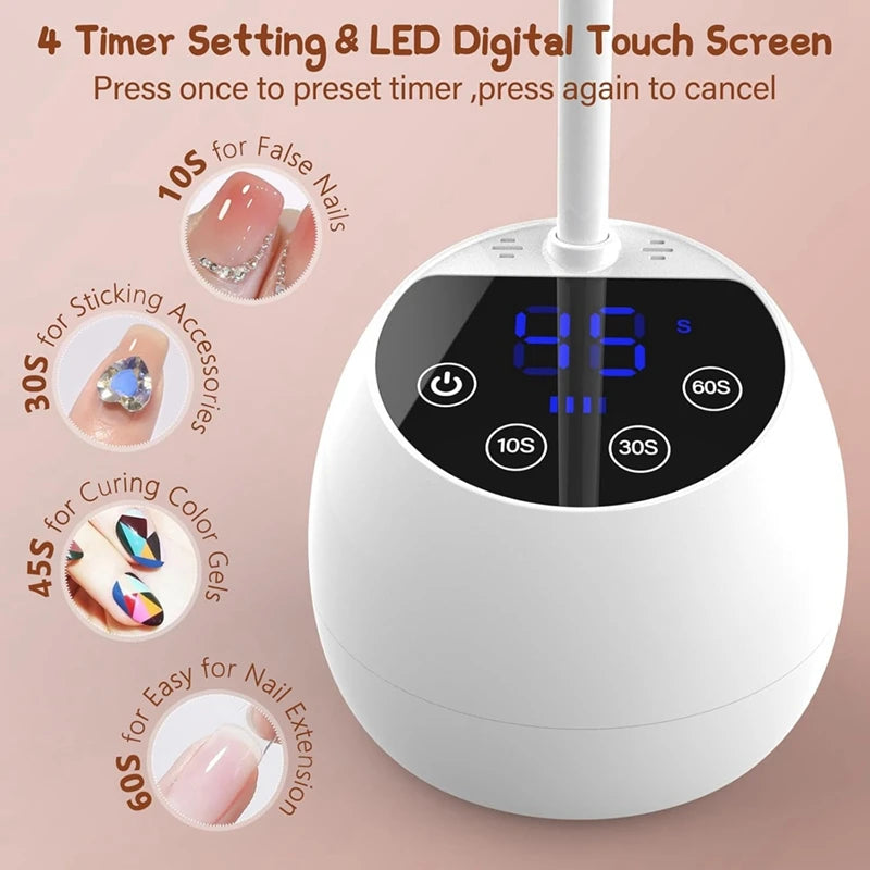 AA20 UV Lampe Kabellos 36W Mini Gel Nägel - 4 Timer