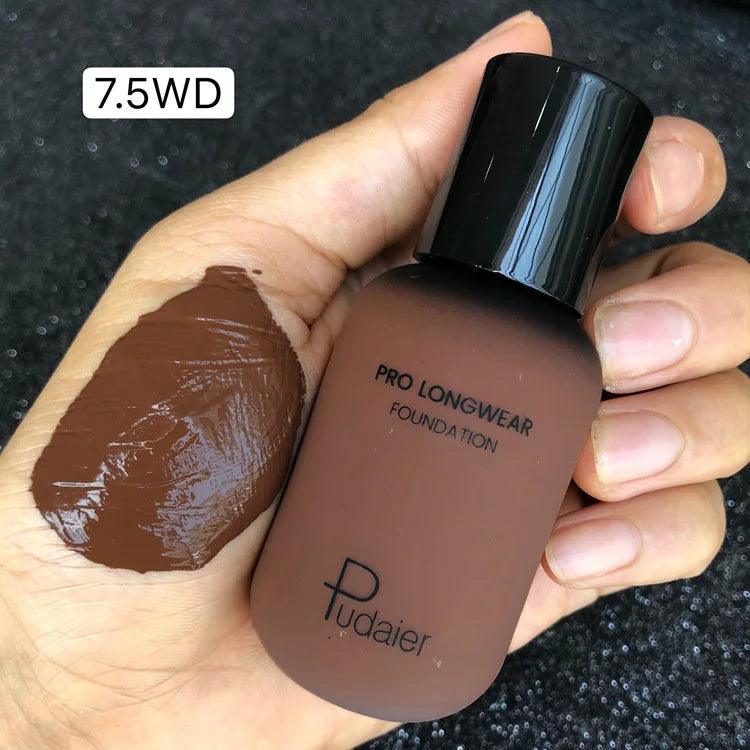 Face liquid foundation makeup waterproof base whitening cover dark circle