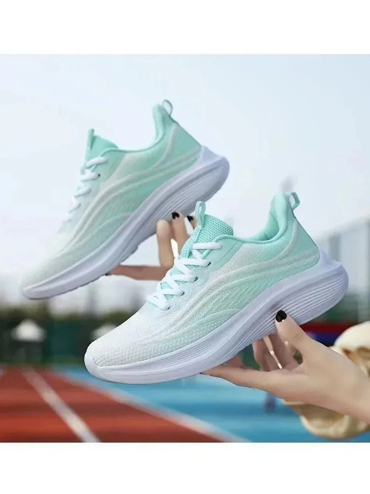 Womens Running Shoes Breathable Sport Tennis Sneakers Athletic Outdoor Gym Training Jogging Walking Shoes for Ladies