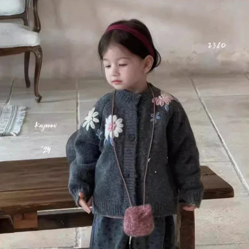 CZ4746 Strickcardigan - Größe 3-6 Jahre, Material Baumwolle/Polyester