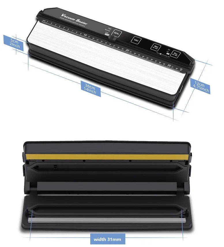 Vakuum-Versiegelungsgerät 2025: Doppelpumpe Thermal-Sealing - Food Preservation Collection