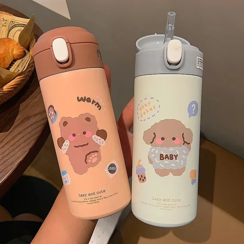 SMHXIANGQIANJIN Thermosflasche Vakuum - 380ml Edelstahl