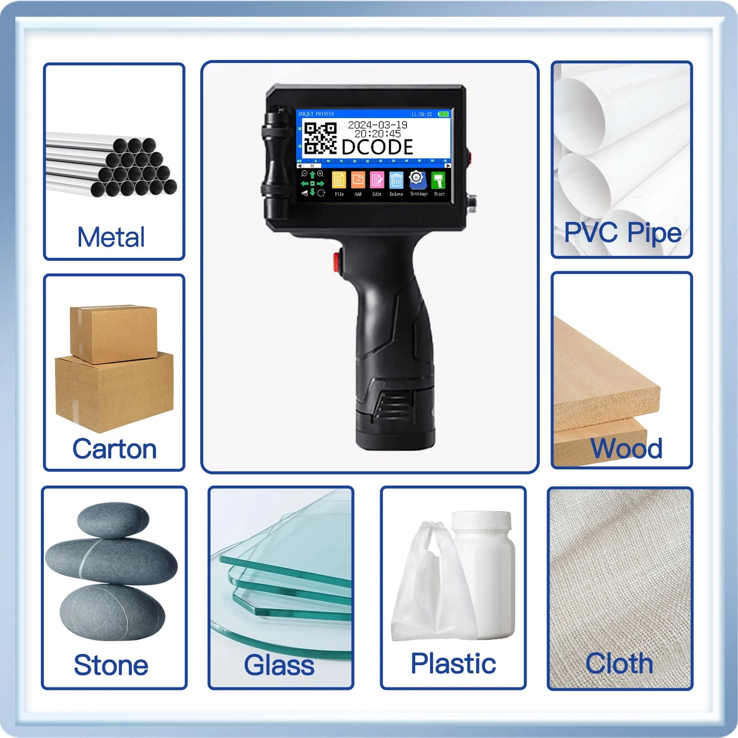 DCODE 1750PLUS-1 Mobil TIJ - 2000mAh 1.4GHz, 25,4mm