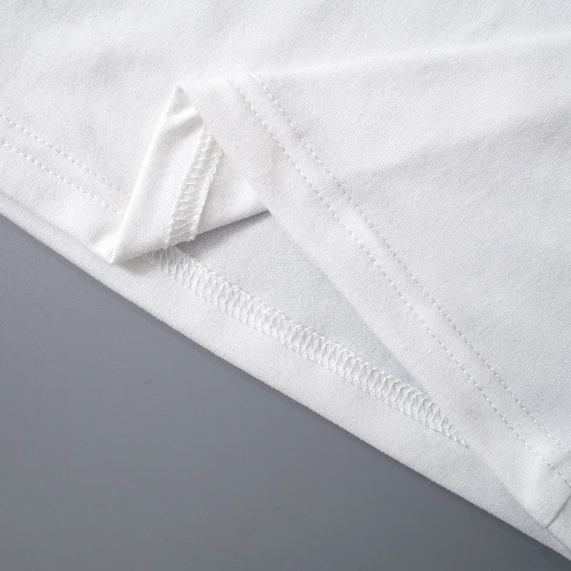 White T Shirts For Women Streetwear Letters Tshirt Hollow Out Crop Top Y2k Clothes Short Sleeve Ropa De Mujer Slim Fit Camisetas