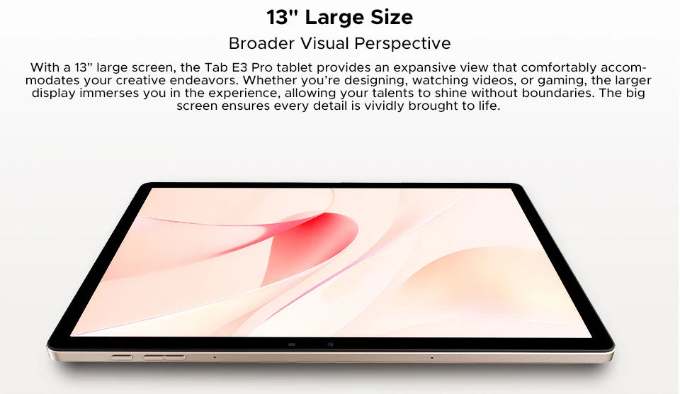 DOOGEE Tab E3 Pro 2-in-1 Tablet - 256GB ROM, 32GB RAM, 13 Zoll Display