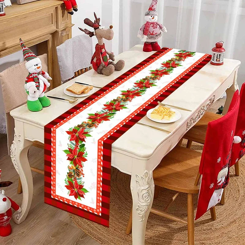 SantaHome Tischläufer Weihnachtszauber - Maße 30x180 cm, Baumwolle