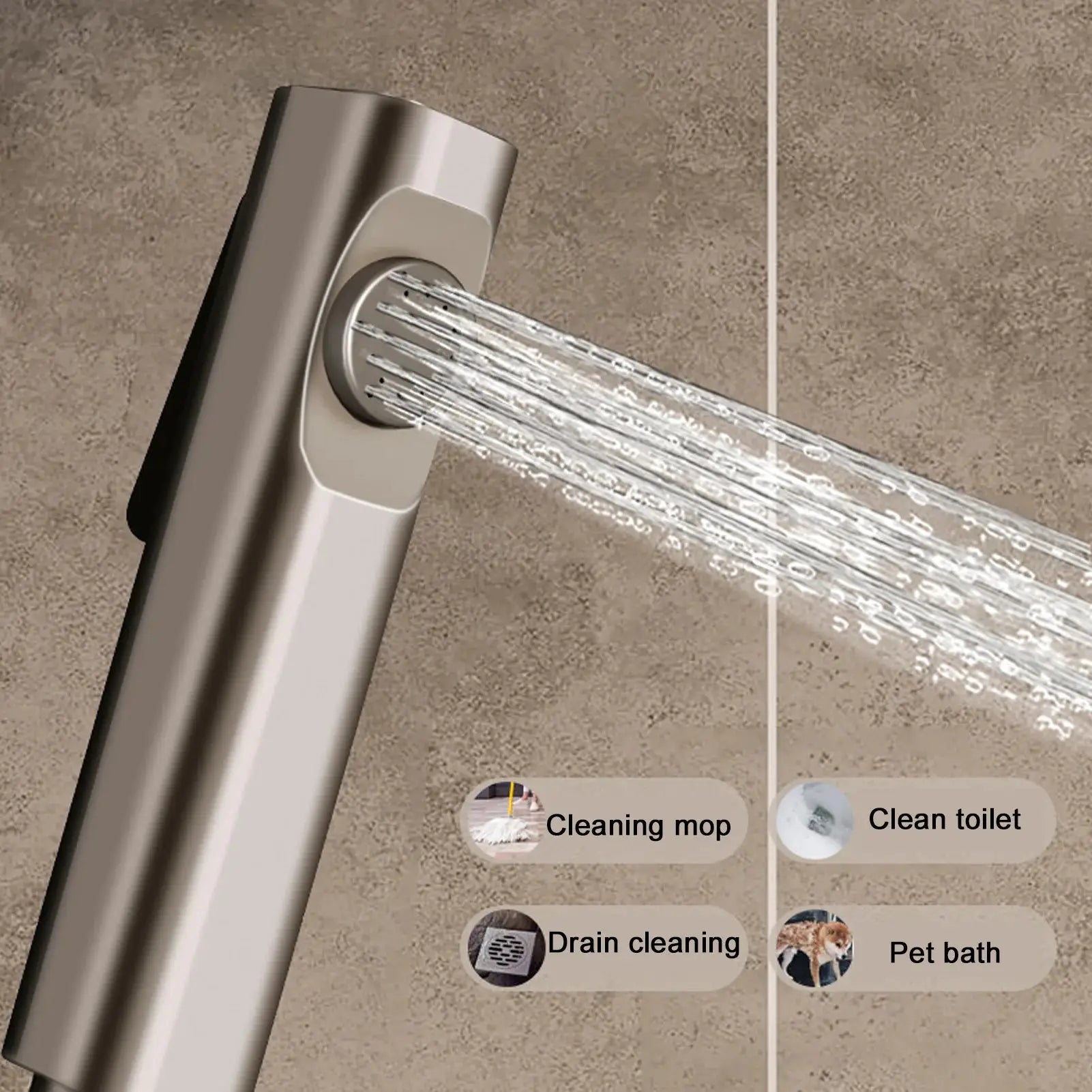 Wandmontierte Duschvorrichtungen, rostfrei, komplettes Duschkopf-Set mit unabhängiger Steuerung, feines Kupfer mit Thermostat für Zuhause by Golden Bridge Store