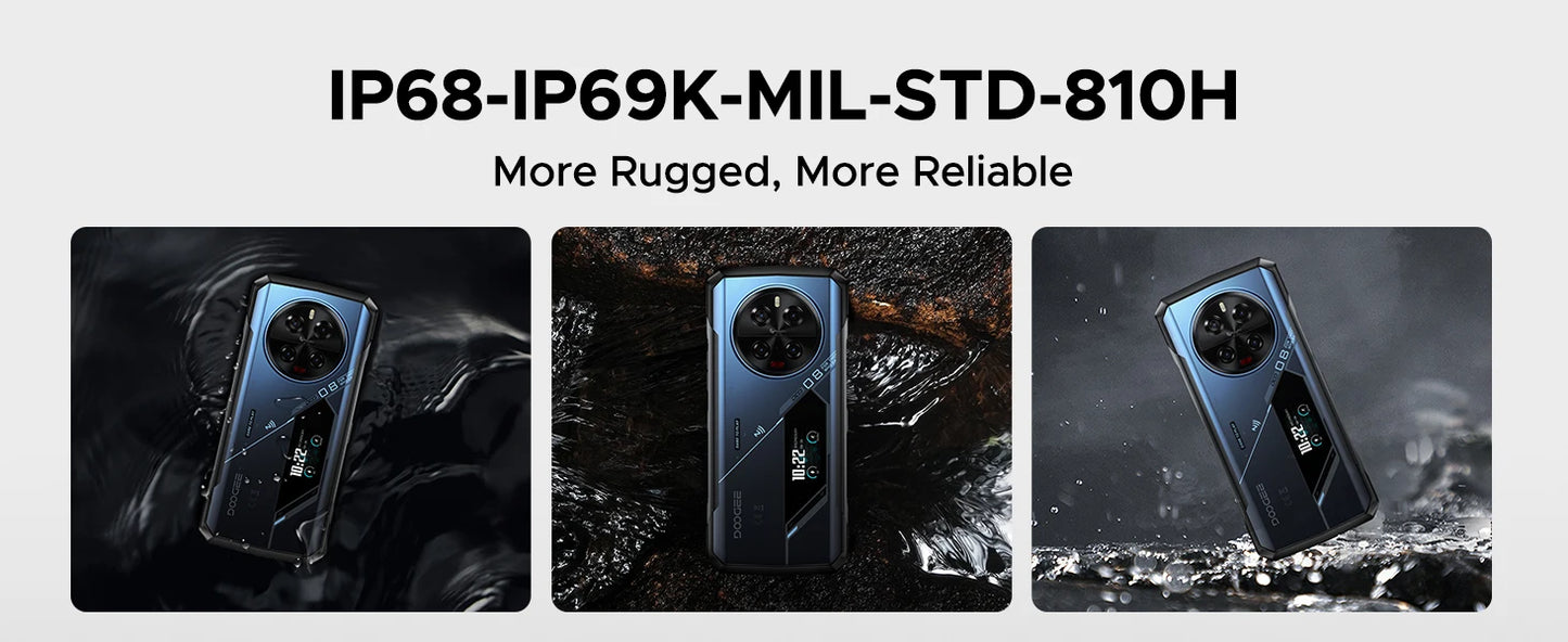 DOOGEE V40 Pro Robustes Gaming Smartphone - 8600 mAh 33W 6,78 Zoll