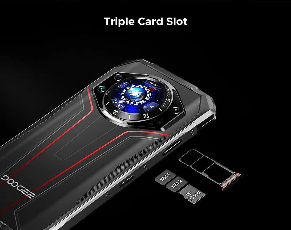 DOOGEE S119 Robustes Smartphone - 10200 mAh Akku, 33W, 6.72 Zoll