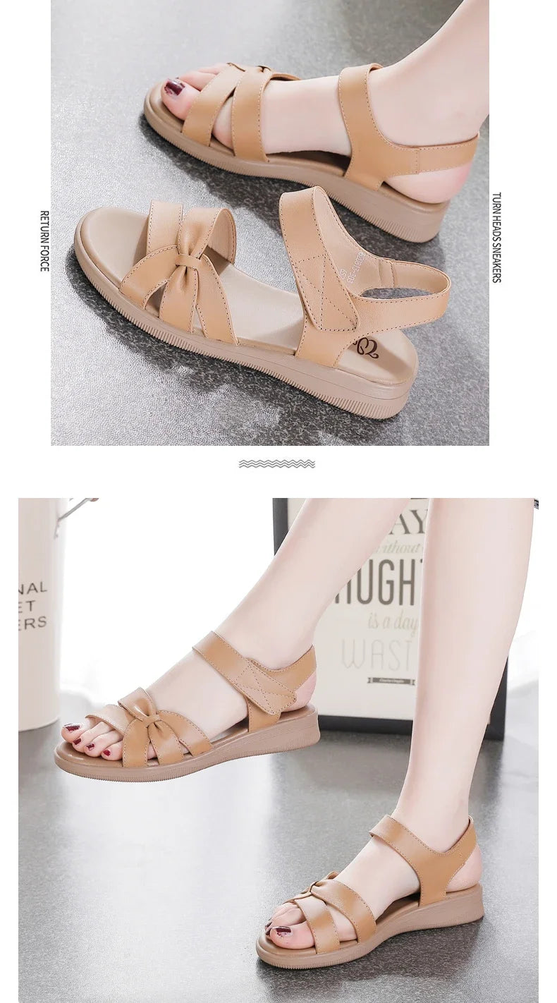 Summer Women Shoes Sandals Open Toe Walking Shoes Soft Ladies Shoes Wedge Women Shoe Party Sandal Women Female Footwear