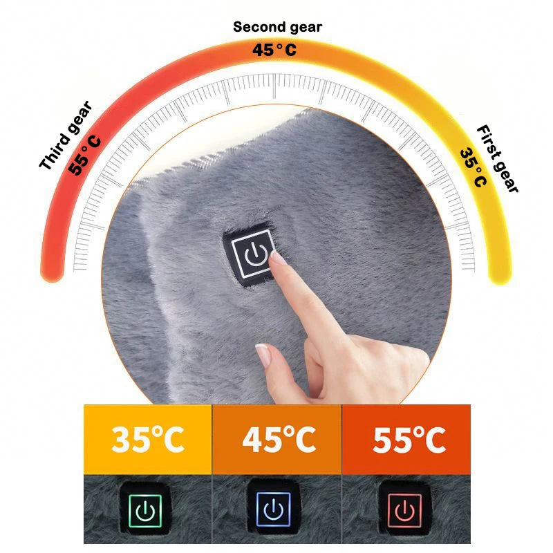 Electric Heating Abdomen Belt Menstrual Warm Palace Charging Warmer Cold Protection Adjustable Waist Treatment Protective Gear