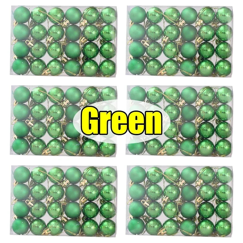 Choice Mini Weihnachtskugeln Set - Inhalt 24 Stück, Ø3 cm, Kunststoff