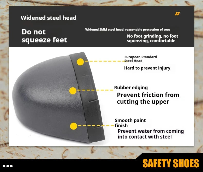 Încălțăminte de siguranță CN Zhejiang, rezistentă la impact și perforare - Mărimea EU 41-46, închidere cu șireturi, până la gleznă