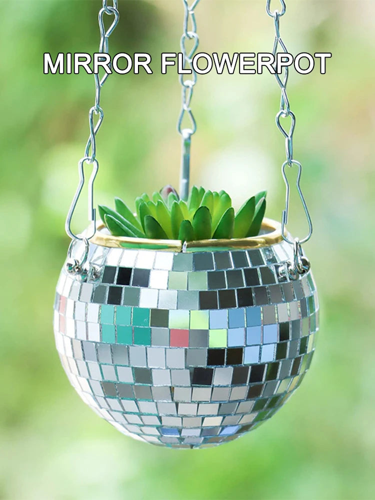 OtherChoice Disco Ball Hängeampel - Spiegelglas 10cm PS