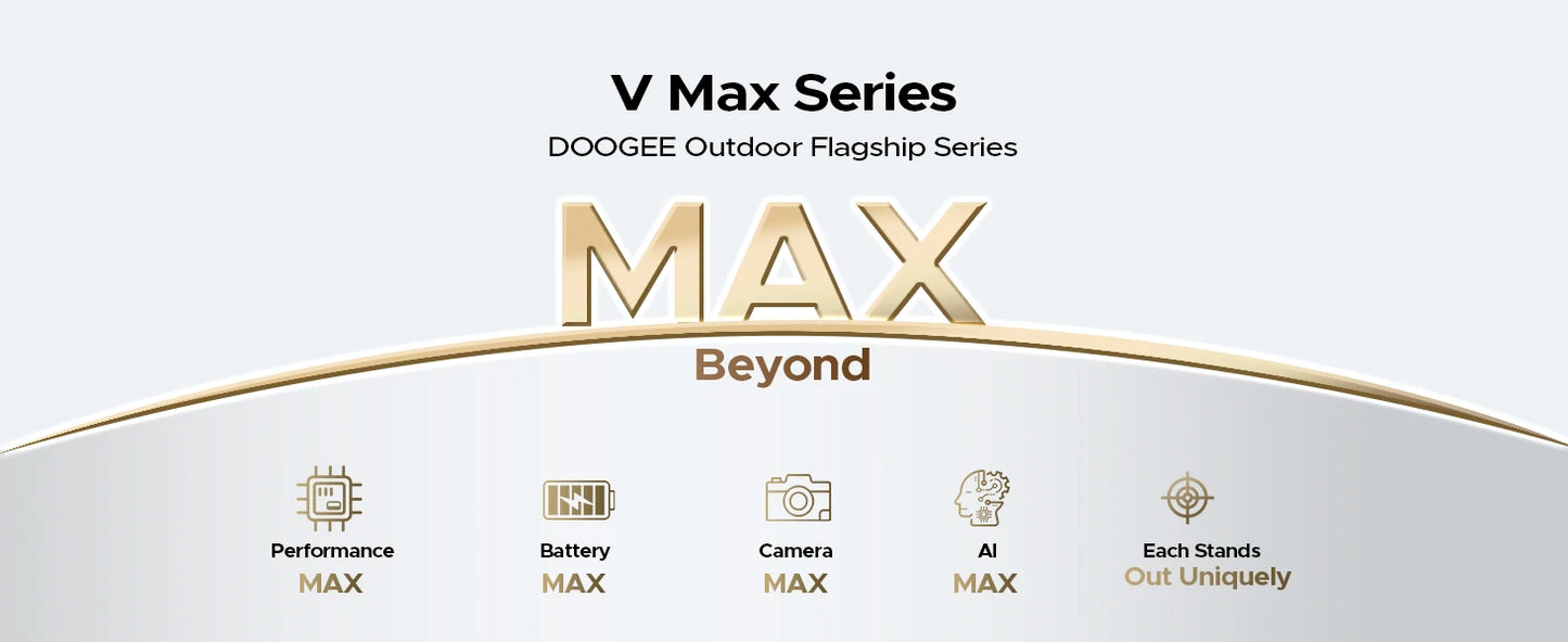 DOOGEE V Max LR Laser-Entfernungsmesser - 20500 mAh, 45W, 6,78 Zoll