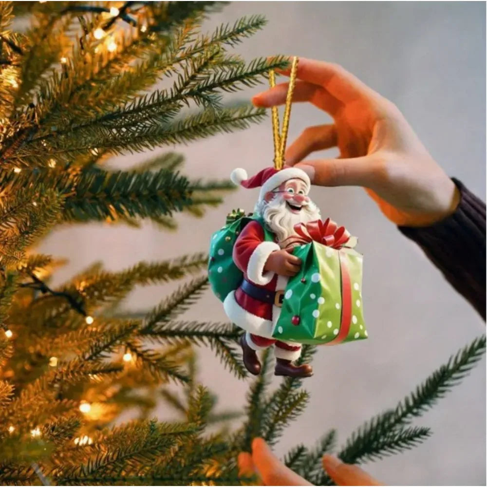 Choice Santa Set Festliche Kugeln - Inhalt 7, Größe 8 cm, Kunststoff