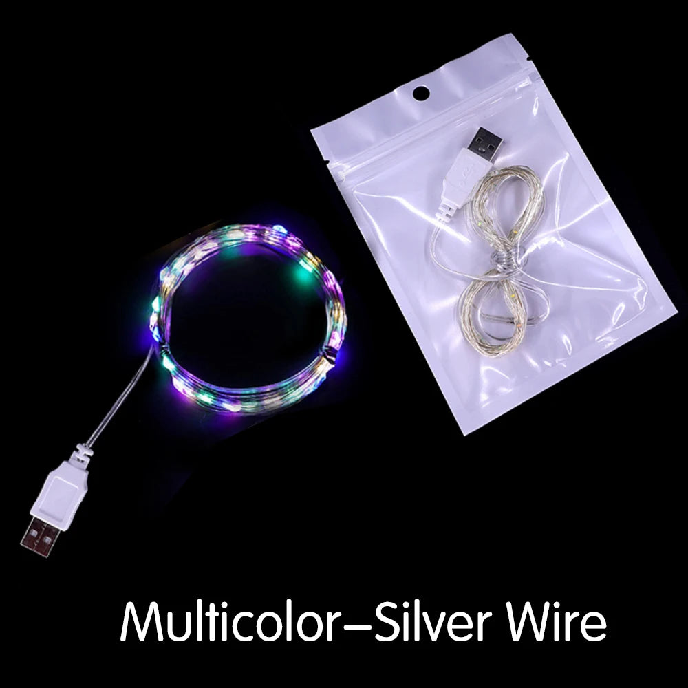 RGBCW String Light Wasserdichte Lichterkette - 249-2000 Lumen 4,5 V