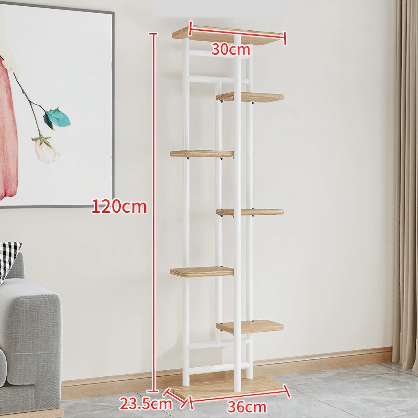 TWISTER.CK Pflanzenständer Metall Mehrstufig Eckdesign