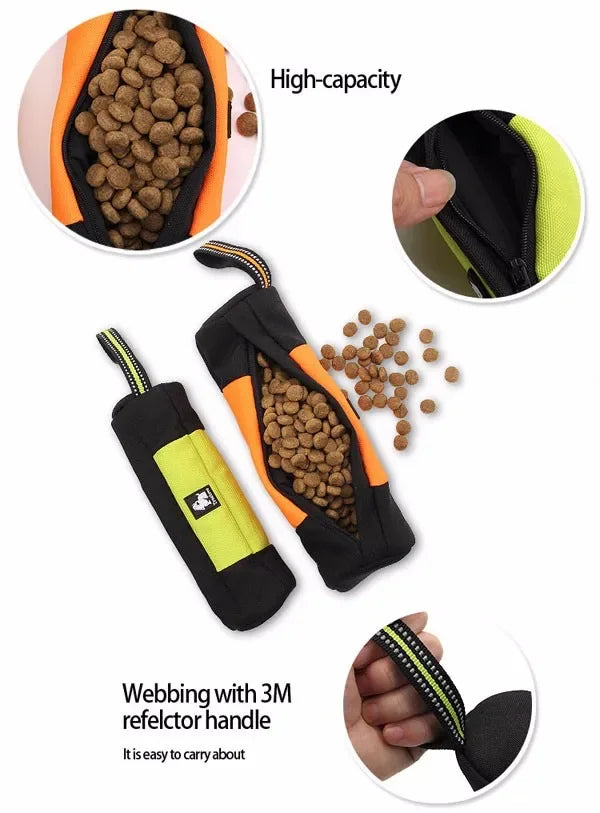 Truelove Feed Dummy Dog Pet Treat Bag 2025: Reflektierende Hundetrainings-Tasche Multiple Kammern - Designed Treats Toys Poop Bags Durable Materials Accessoire