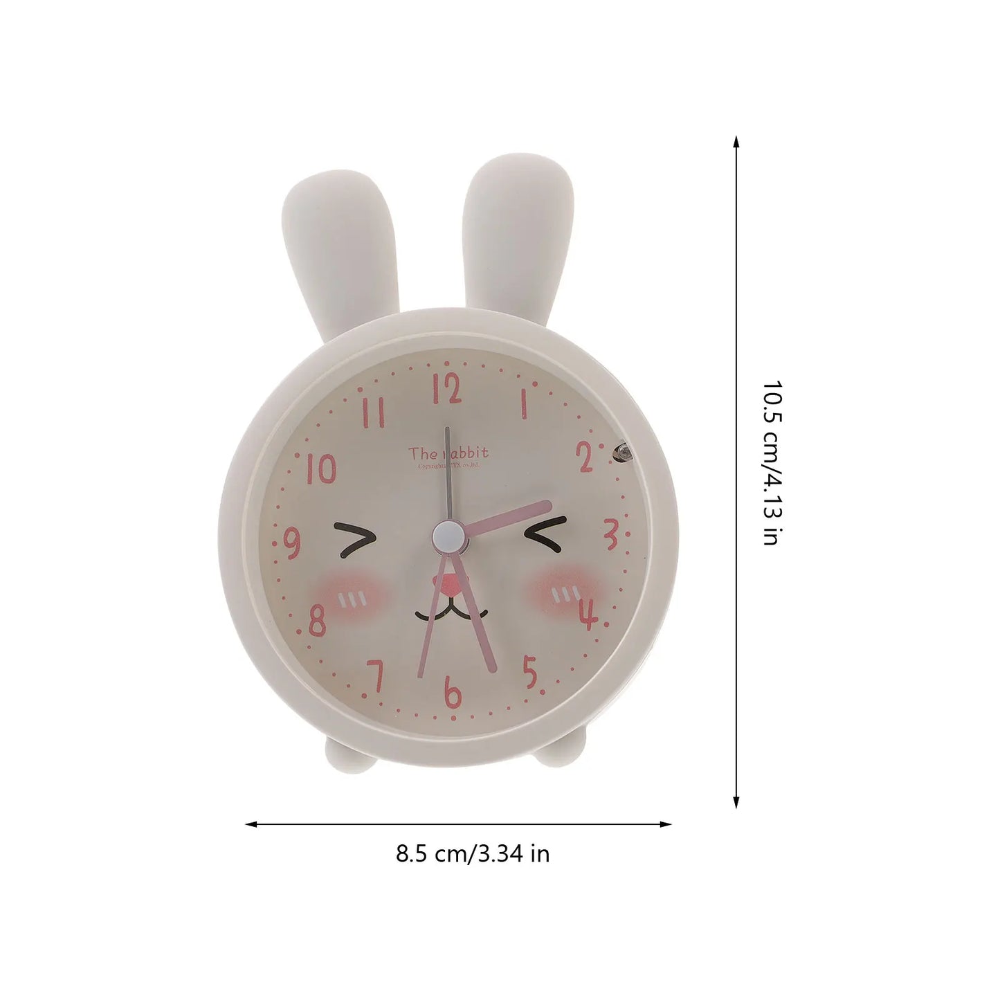 Clock Alarm Light Kids Night Bunny Travel Cute Table Desk Kitten Clocks Portable 12 S Bedroom Ages Lovely Aesthetic
