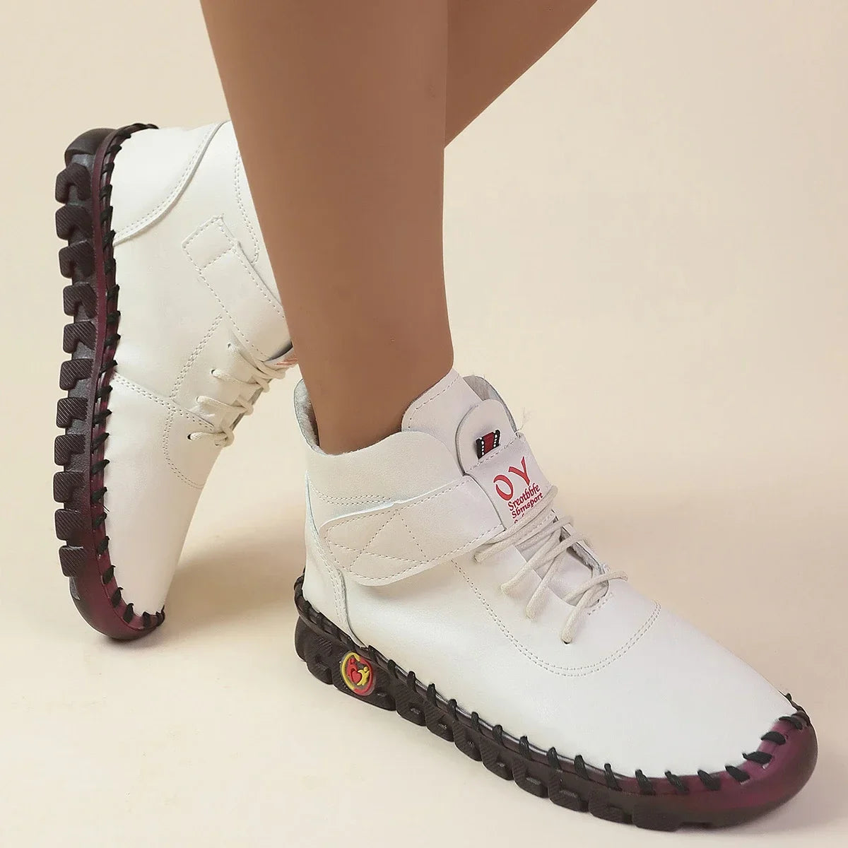 Ghete de iarnă cu căptușeală de blană Maogu - Mărimi 36-41 Impermeabile Toc până la gleznă 1-3 cm