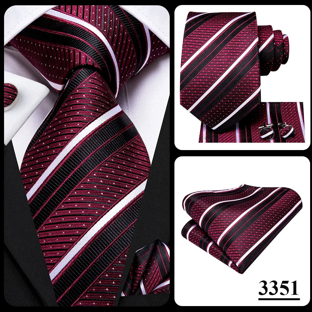 Hi-Tie Seiden-Herren-Krawatten-Set Blumenmuster Gelb Gold Krawatten und Taschentücher Manschettenknöpfe-Set Herren-Hochzeits-Party-Anzug-Mode-Halskrawatte C-3053