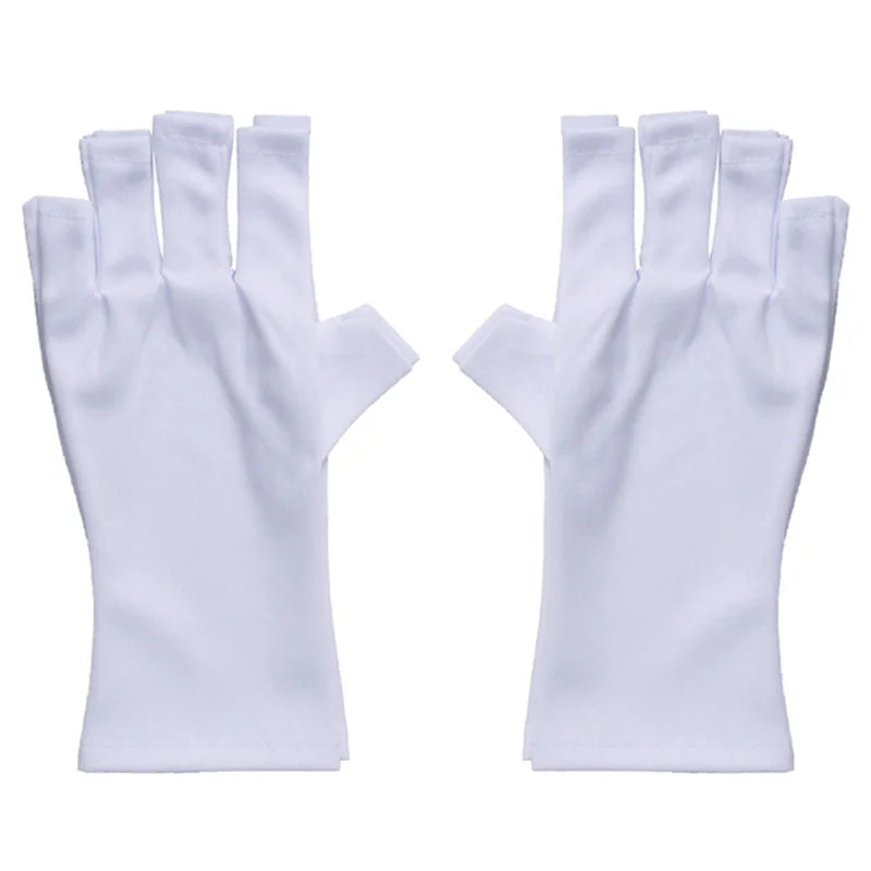 Choice UV Schutzhandschuhe - Anti UV 2er Set M L Für Nägel