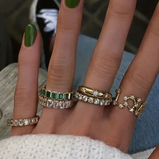 Inel GIRLMIDNIGHT din argint 925 cu zirconiu - Femei 2mm