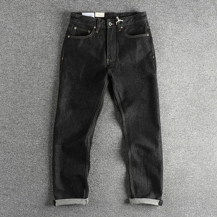 Heavy May Khaki Vintage Jeans - Größe M-XL, Länge 32
