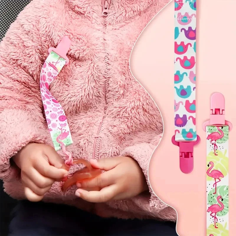 Schnuller-Halter 2025: 1/4pcs Cute Durable Pacifier Holder Clips Boys Girls - Perfect Gift Holidays Collection
