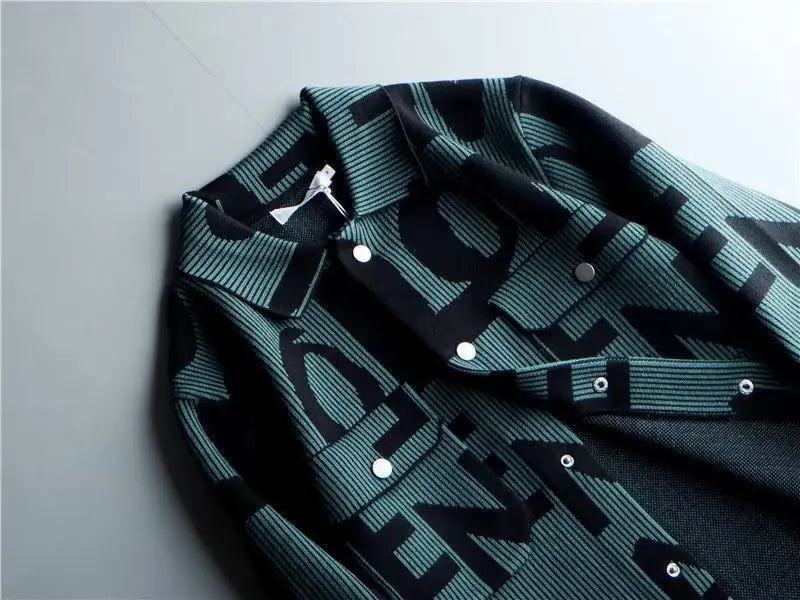 Nive Burs Cardigan Umlegekragen - Größe M-XXL, Polyester Baumwollmix, Knopfverschluss