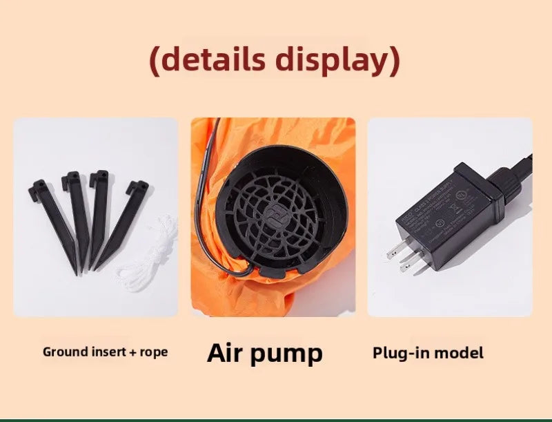 Christmas Inflatable Model,climbing Wall Santa Claus Glowing Inflatable Model, Outdoor Garden Scene Decoration Hanging Ornaments