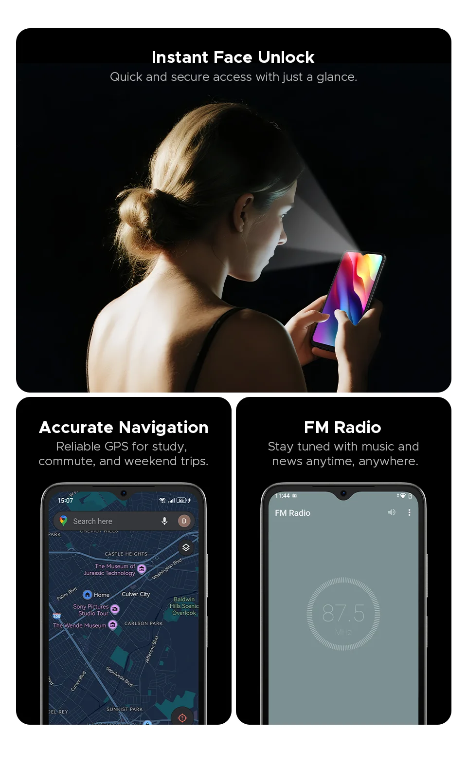 DOOGEE Note 56 Großer Akku - 6150 mAh, 6,56 Zoll Display, 90 Hz