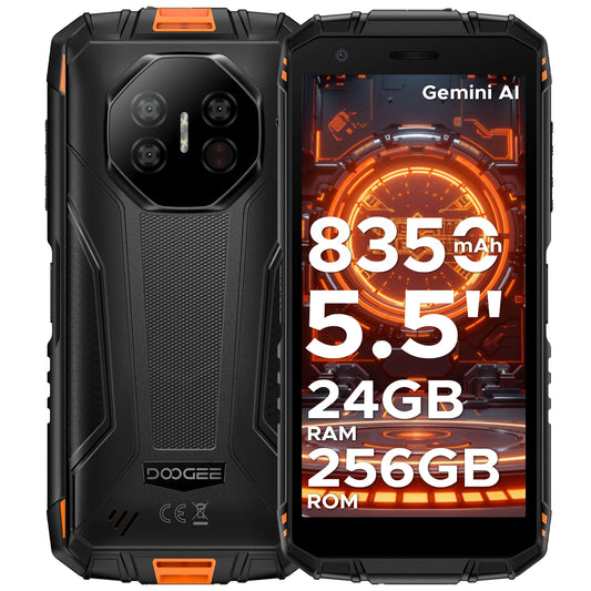 DOOGEE Fire 3 Ultra Robustes Telefon - Kapazität 8350mAh 18W 5,5 Zoll