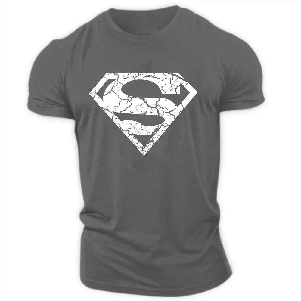 Herren T-Shirt 2025 - Summer Casual Outdoor Sports 2D Cartoon Print Quick Drying Crewneck