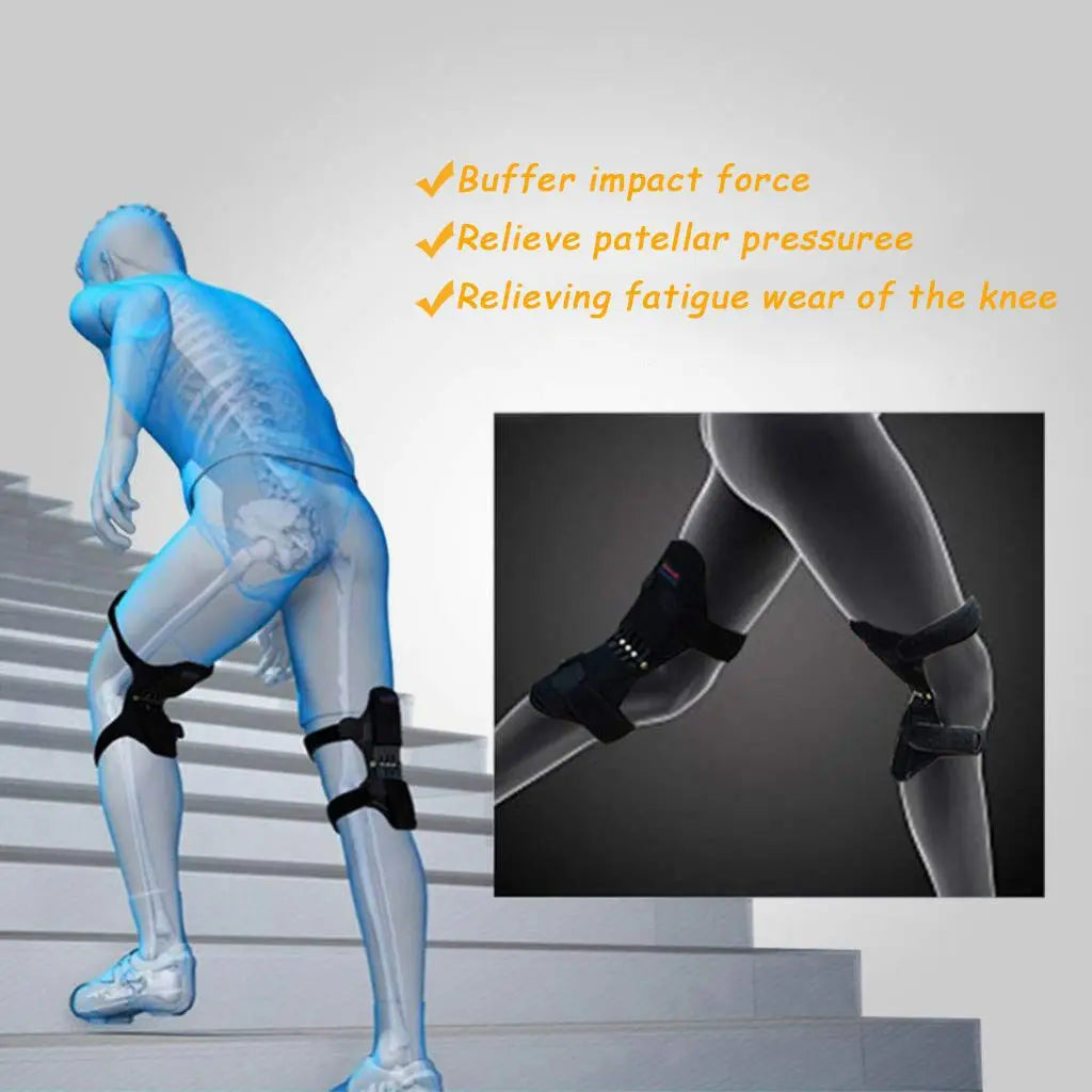 Booster Power Support Kniebandage - Rückprall Gr M