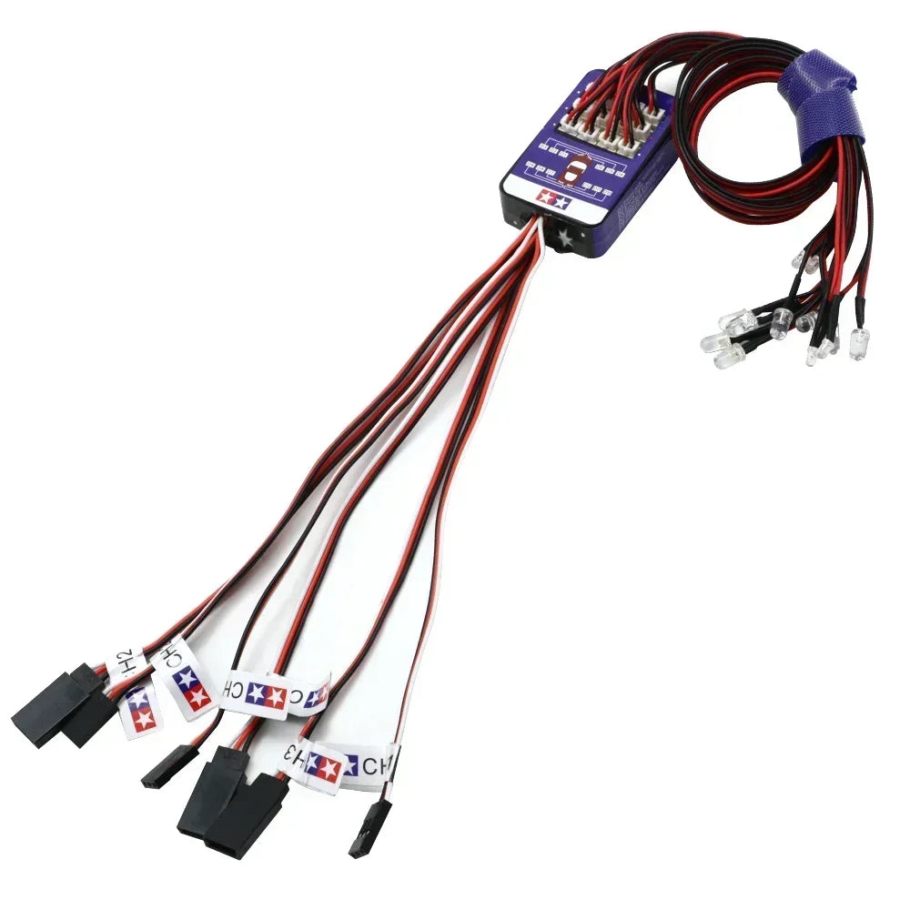 TAMIYA professional remote control model car lamp group rc car lamp simulation linkage third channel controllable turn signal