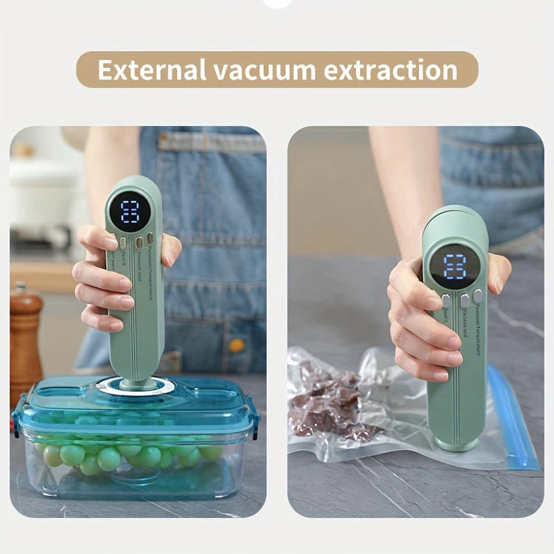 Portable Usb Charging Vacuum Sealer A Multifunctional Food Sealer With Sealing External Suction Inflation Functions 2025