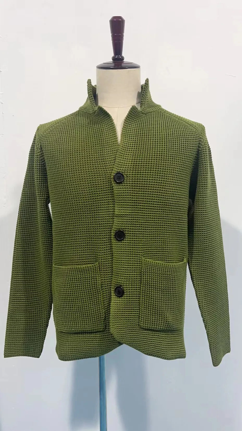 mandylandy Cardigan Stehkragen Slim Fit - Größe M Polyester
