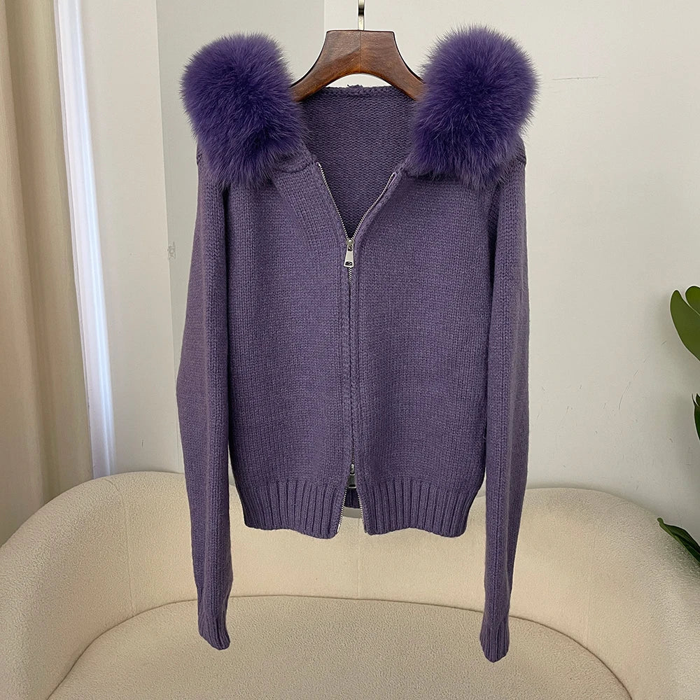 CN Zhejiang Cardigan Kapuze - Größe M, Gewicht >320 g/m²
