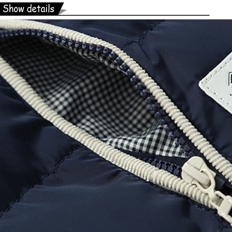 YAHOUFJUNYACN Weste Abnehmbare Kapuze - Größe Regular, Reißverschluss