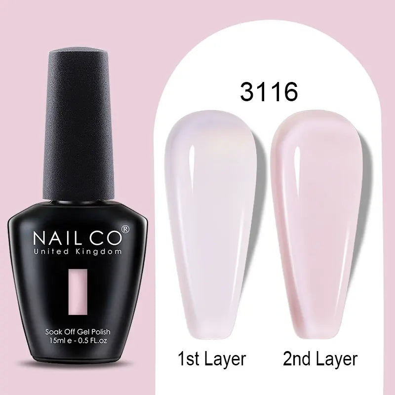 NailCO Gel Nail Polish Nail Art Translucent Vernis Semi Permanent UV LED Lamp Gel Manicure for Gel Polish Nail Glue Productos