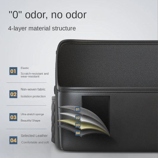 Geantă de depozitare din piele pentru scaunul auto, suport pentru geantă de mână auto de lux între scaune, buzunare pentru pahar de apă, depozitare și ordonare