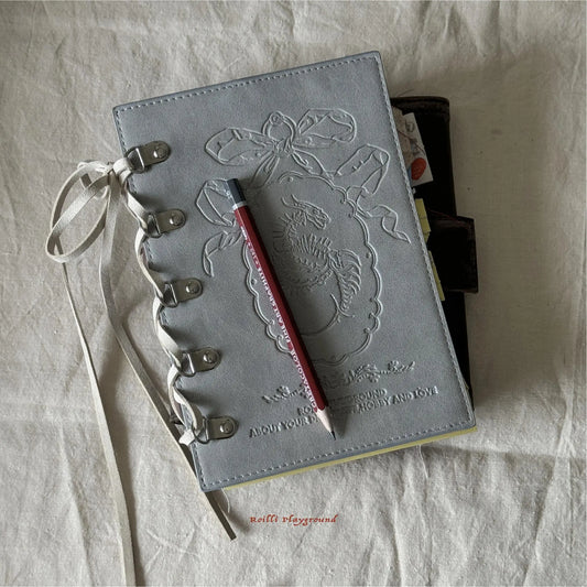 Pu Classical Vintage B6 Strap Notebook Adjustable Cover Thick Planner Pink Blank Paper Diary Rope Note Books Journal Accessories