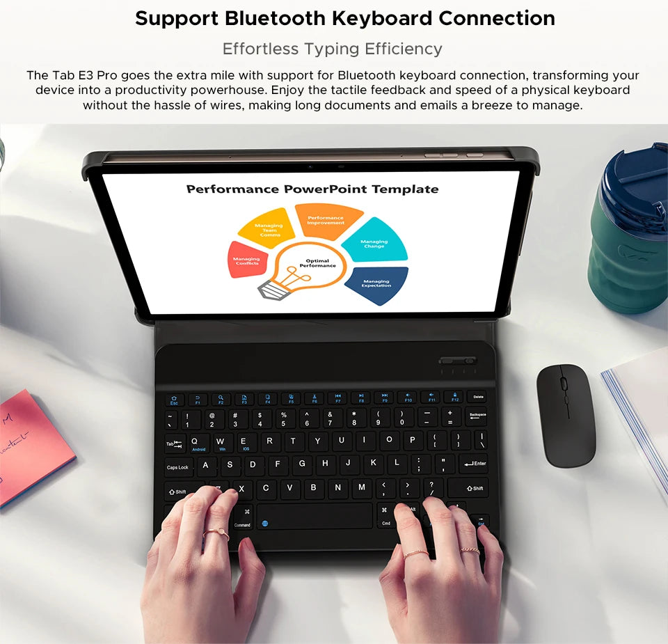 DOOGEE Tab E3 Pro 2-in-1 Tablet-PC - 256 GB ROM, 11000 mAh, 13 Zoll