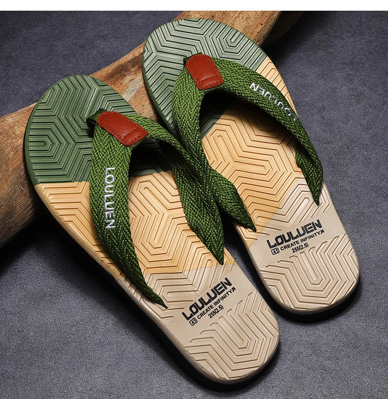 Hohe Qualität Marke Männer Flip Flops Sommer Strand Flip Flops Männer Mode Atmungsaktiv Casual Strand Männer Hausschuhe Sommer Outdoor