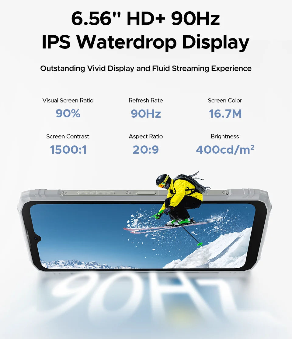 DOOGEE Blade10 Ultra Energy - Kapazität 6150mAh,18W, Maße 172x80x10,7