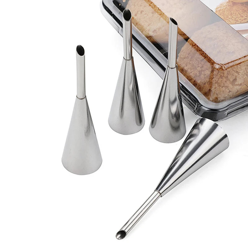 MEXQCH Puff Mou Spritzdüse Edelstahl - Set 4 Stück Ø6mm